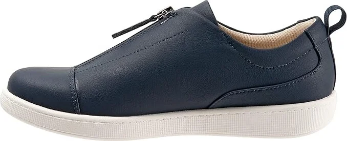 Trotters Anika Women's Shoes Navy : 5.5 M (B), Leather - Image 6
