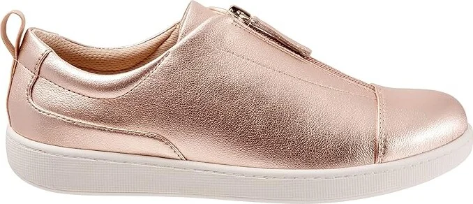 Trotters Anika Women's Shoes Rose Gold Metallic : 5.5 M (B), Leather - Image 7