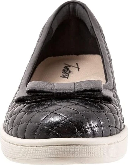 Trotters Anna Women's Flat Shoes Black : 5.5 M (B), Leather - Image 5