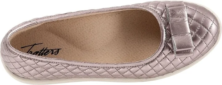 Trotters Anna Women's Flat Shoes Pewter : 11 M (B), Leather - Image 2