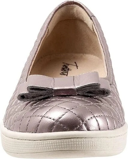 Trotters Anna Women's Flat Shoes Pewter : 11 M (B), Leather - Image 5