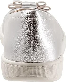 Trotters Avery Women's Shoes Silver Metallic : 7 N (AA), Leather - Image 4