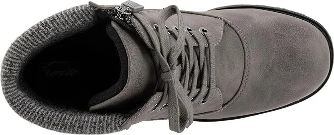 Trotters Bellamy Women's Snow Shoes Dark Grey : 8 WW (EE) - Image 2