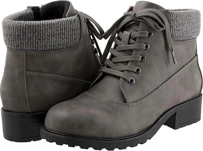 Trotters Bellamy Women's Snow Shoes Dark Grey : 8 WW (EE)