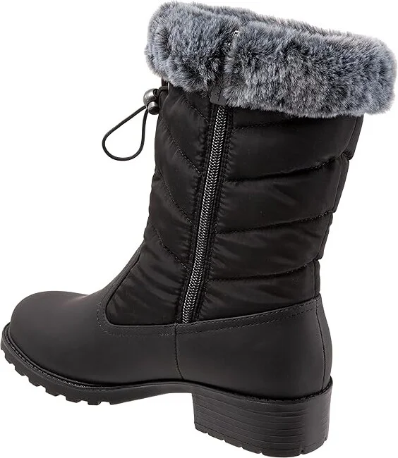 Trotters Bryce Women's Boots Black : 5.5 M (B), Synthetic - Image 4