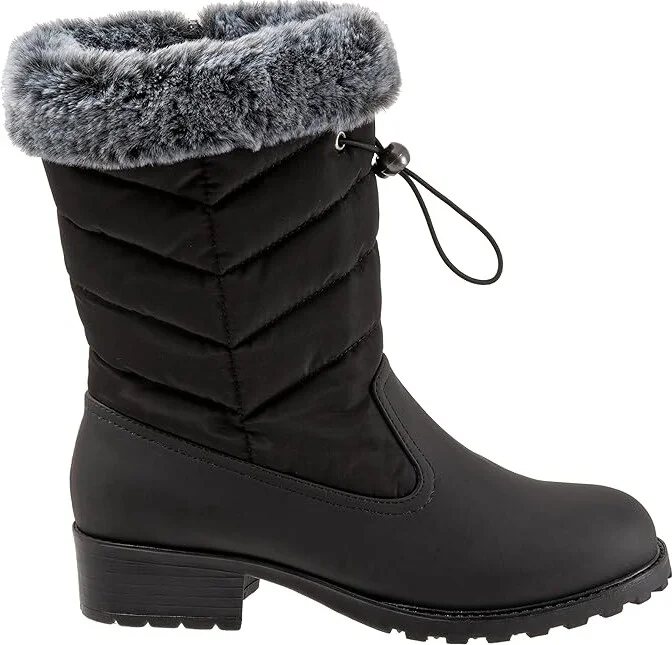Trotters Bryce Women's Boots Black : 5.5 M (B), Synthetic - Image 7