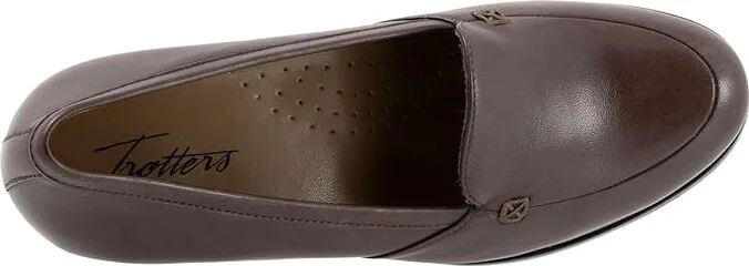 Trotters Cassidy High Women's Heels Dark Brown : 6 W (D), Leather - Image 2