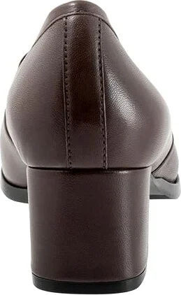 Trotters Cassidy High Women's Heels Dark Brown : 6 W (D), Leather - Image 4