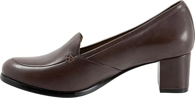 Trotters Cassidy High Women's Heels Dark Brown : 6 W (D), Leather - Image 6