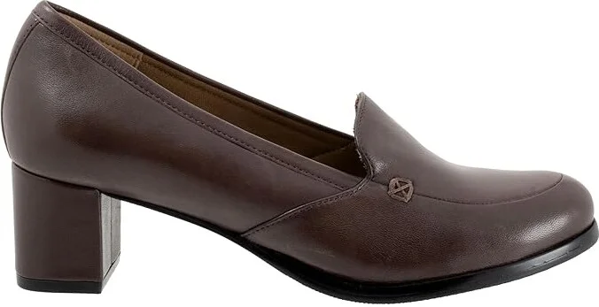 Trotters Cassidy High Women's Heels Dark Brown : 6 W (D), Leather - Image 7
