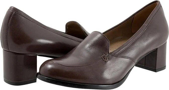 Trotters Cassidy High Women's Heels Dark Brown : 6 W (D), Leather