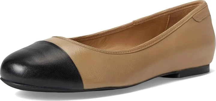 Trotters Clara Women's Shoes Beige/Black : 10 M (B), Leather - Image 5