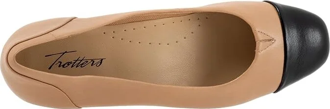 Trotters Daisy Women's Shoes Beige/Black : 11 N (AA) - Image 2