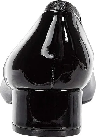 Trotters Daisy Women's Shoes Black Leather/Patent Leather : 7 WW (EE) - Image 4