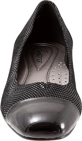 Trotters Daisy Women's Shoes Black Mini Dot : 7.5 WW (EE), Synthetic - Image 5