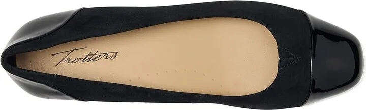 Trotters Daisy Women's Shoes Black Suede : 12 N (AA) - Image 2