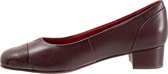 Trotters Daisy Women's Shoes Burgundy/Snake : 12 M (B), Synthetic - Image 6