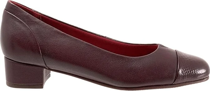 Trotters Daisy Women's Shoes Burgundy/Snake : 12 M (B), Synthetic - Image 7