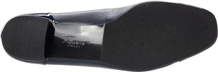 Trotters Daisy Women's Shoes Navy Leather/Patent Leather : 9 WW (EE) - Image 3