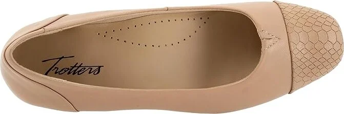 Trotters Daisy Women's Shoes Nude Snake : 10.5 M (B), Synthetic - Image 2