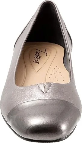 Trotters Daisy Women's Shoes Pewter : 7 WW (EE), Synthetic - Image 5