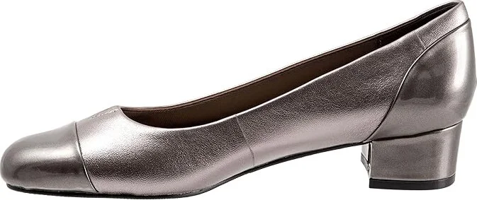 Trotters Daisy Women's Shoes Pewter : 7 WW (EE), Synthetic - Image 6