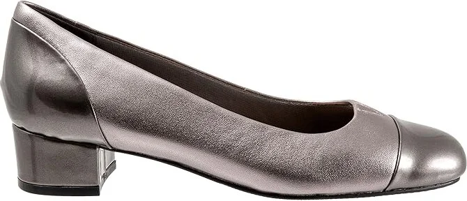 Trotters Daisy Women's Shoes Pewter : 7 WW (EE), Synthetic - Image 7