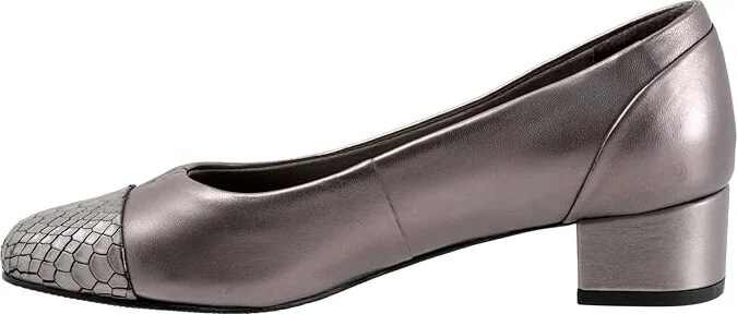 Trotters Daisy Women's Shoes Pewter Snake : 8 N (AA) - Image 6