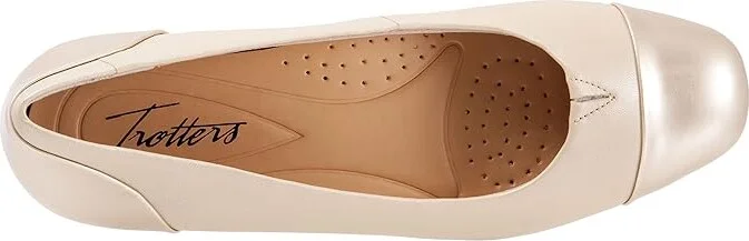 Trotters Daisy Women's Shoes White Pearl : 5 M (B), Synthetic - Image 2
