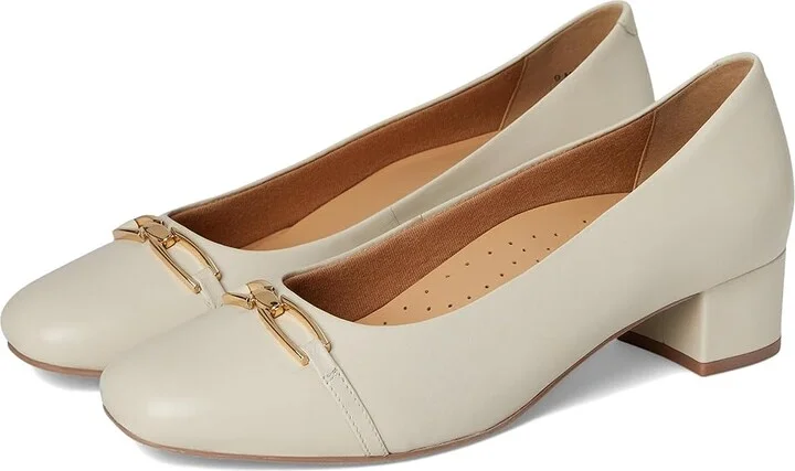 Trotters Dakota High Women's Heels Ivory : 6 M (B), Leather