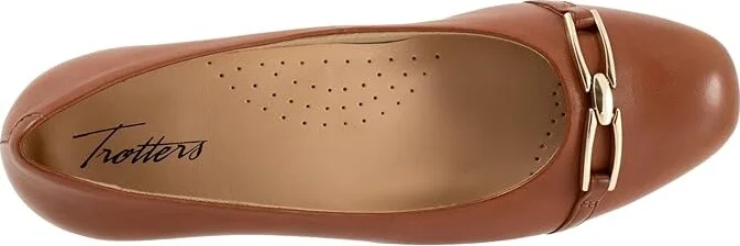 Trotters Dakota High Women's Heels Luggage : 10 M (B), Leather - Image 2