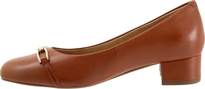 Trotters Dakota High Women's Heels Luggage : 10 M (B), Leather - Image 6