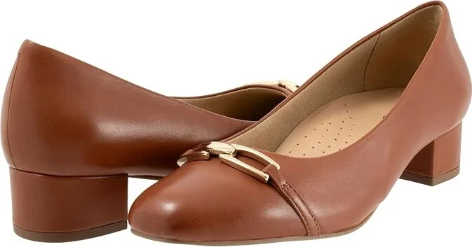 Trotters Dakota High Women's Heels Luggage : 10 M (B), Leather