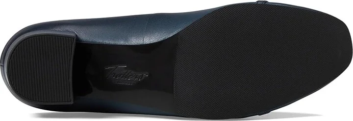 Trotters Dakota High Women's Heels Navy : 12 W (D), Leather - Image 3