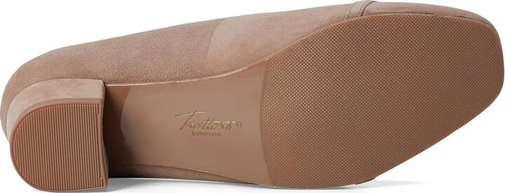 Trotters Dakota High Women's Heels Taupe Suede : 7 N (AA), Leather - Image 3