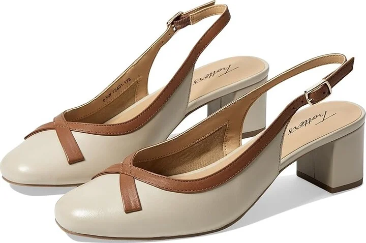 Trotters Dalani High Women's Heels Ivory/Tan : 10 N (AA), Leather