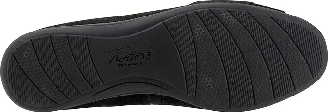 Trotters Danni Women's Shoes Black Nubuck : 5.5 M (B), Suede - Image 3