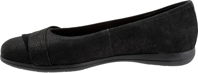 Trotters Danni Women's Shoes Black Nubuck : 5.5 M (B), Suede - Image 6