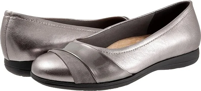 Trotters Danni Women's Shoes Pewter : 7 N (AA)