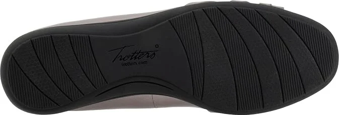 Trotters Daphne Women's Flat Shoes Pewter : 10.5 W (D), Leather - Image 3