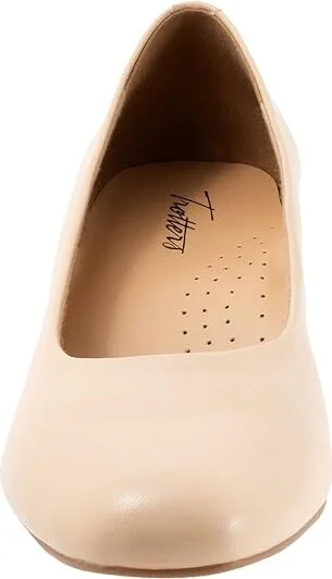 Trotters Daria High Women's Heels Beige : 6 M (B), Suede - Image 5
