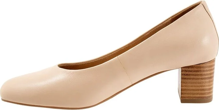 Trotters Daria High Women's Heels Beige : 6 M (B), Suede - Image 6