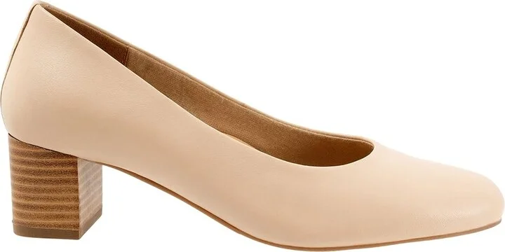 Trotters Daria High Women's Heels Beige : 6 M (B), Suede - Image 7