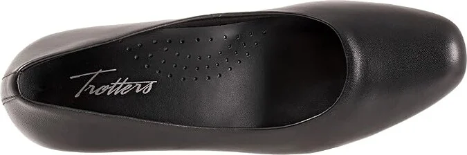 Trotters Daria High Women's Heels Black : 6.5 W (D), Suede - Image 2