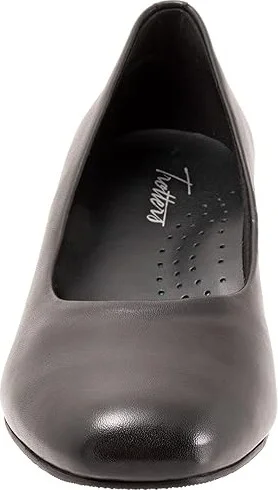Trotters Daria High Women's Heels Black : 6.5 W (D), Suede - Image 5