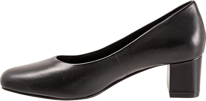Trotters Daria High Women's Heels Black : 6.5 W (D), Suede - Image 6