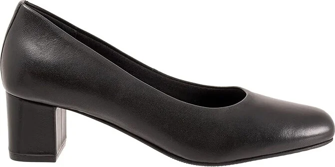 Trotters Daria High Women's Heels Black : 6.5 W (D), Suede - Image 7