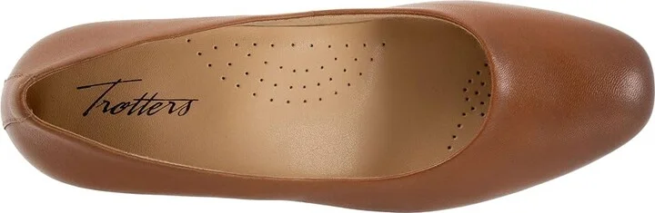 Trotters Daria High Women's Heels Cognac : 5 M (B), Suede - Image 2