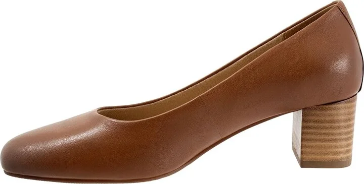 Trotters Daria High Women's Heels Cognac : 5 M (B), Suede - Image 6