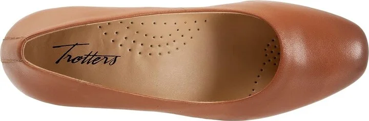 Trotters Daria High Women's Heels Luggage : 5.5 M (B), Suede - Image 2